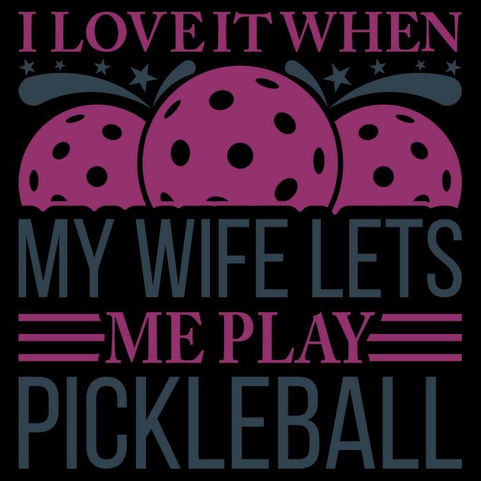I Love It When My Wife Lét Me Play Pickleball Sport Paddles Player Gift City Backpack