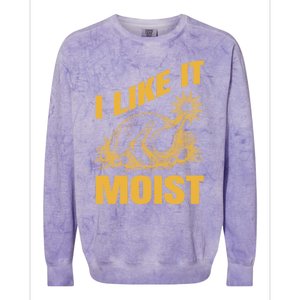 I Like It Moist Thanksgiving Cute Gift Colorblast Crewneck Sweatshirt