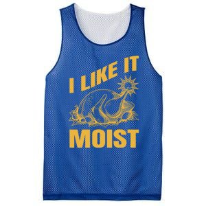 I Like It Moist Thanksgiving Cute Gift Mesh Reversible Basketball Jersey Tank