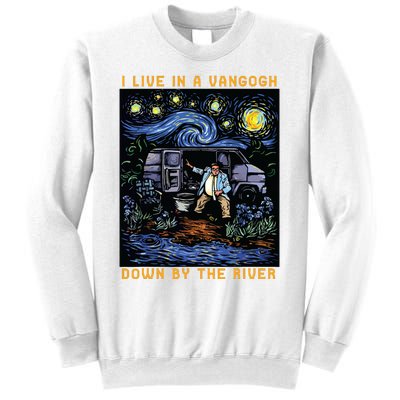 I Live In A Vangogh Downby The River Sweatshirt