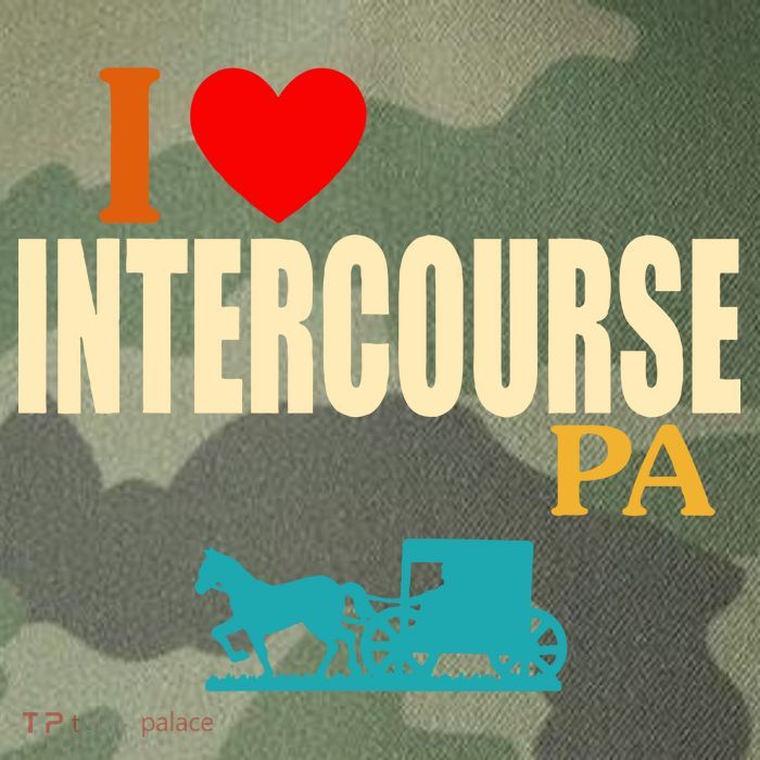 I Love Intercourse Funny Pa Legacy Tie Dye Trucker Hat