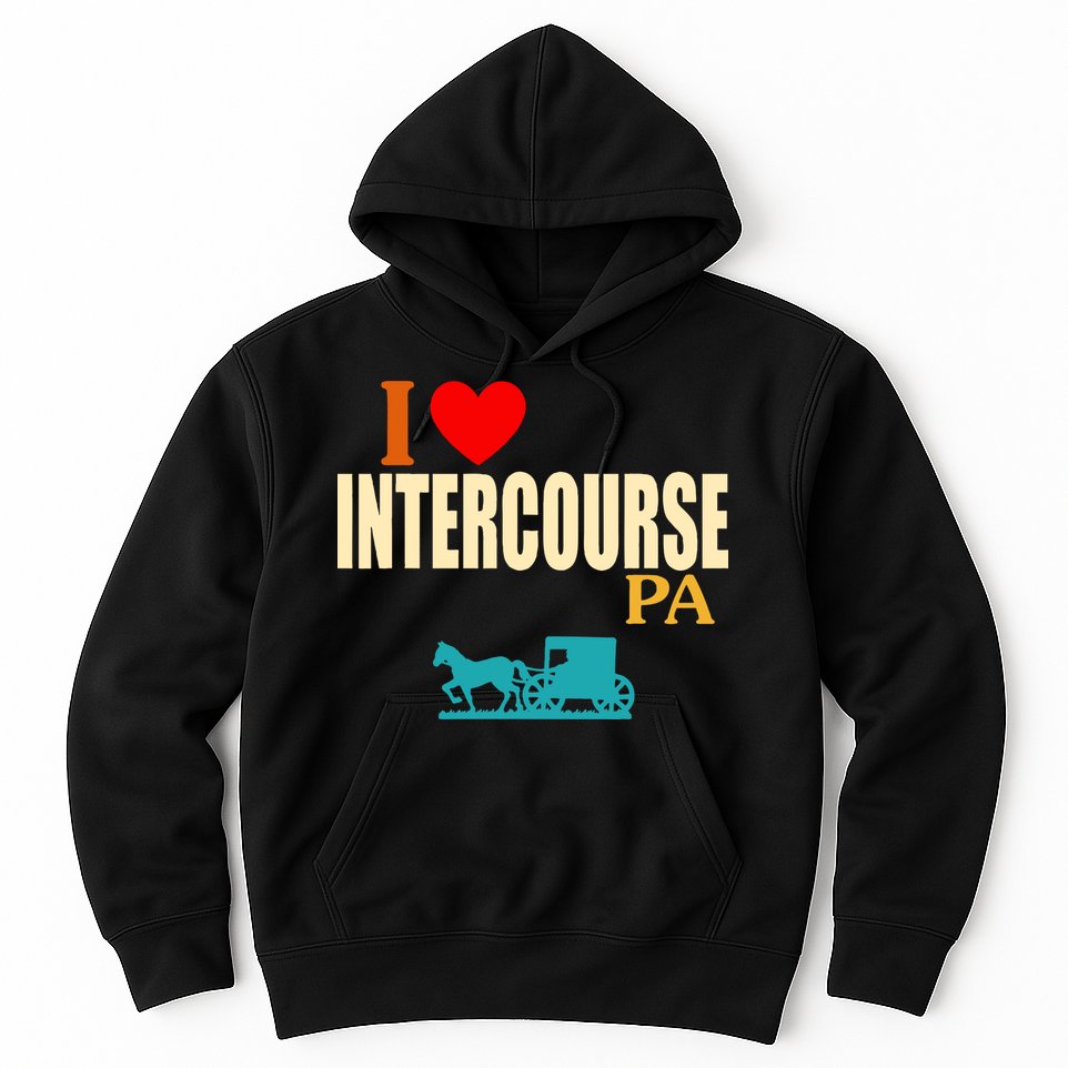 I Love Intercourse Funny Pa Hoodie