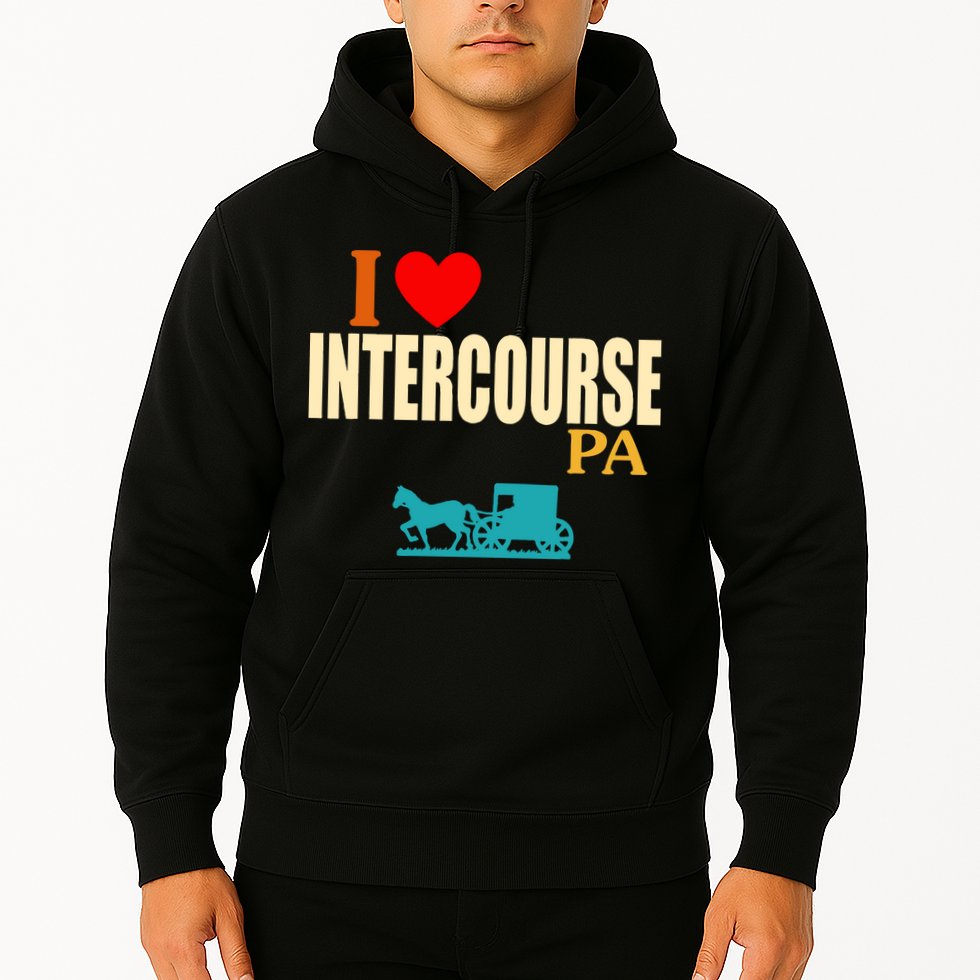 I Love Intercourse Funny Pa Hoodie