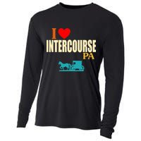 I Love Intercourse Funny Pa Cooling Performance Long Sleeve Crew