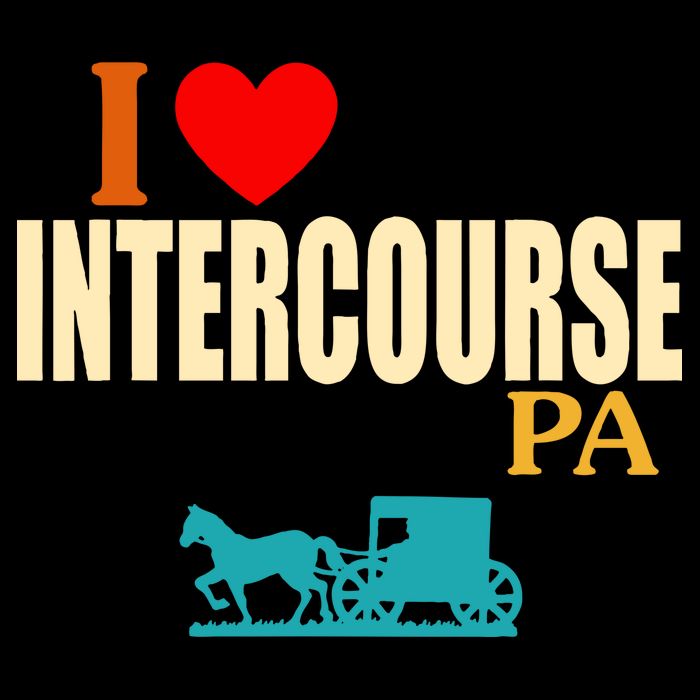 I Love Intercourse Funny Pa Cooling Performance Long Sleeve Crew