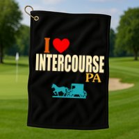 I Love Intercourse Funny Pa Golf Towel
