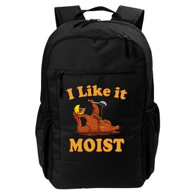 I LIKE IT MOIST Funny Thanksgiving Foods Family Group Set Backpack