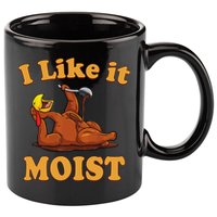 I LIKE IT MOIST Funny Thanksgiving Foods Family Group Set 11oz C Handle Ceramic Mug