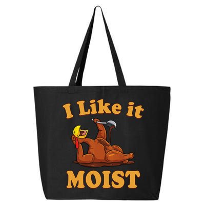 I LIKE IT MOIST Funny Thanksgiving Foods Family Group Set 25L Jumbo Tote