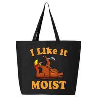 I LIKE IT MOIST Funny Thanksgiving Foods Family Group Set 25L Jumbo Tote