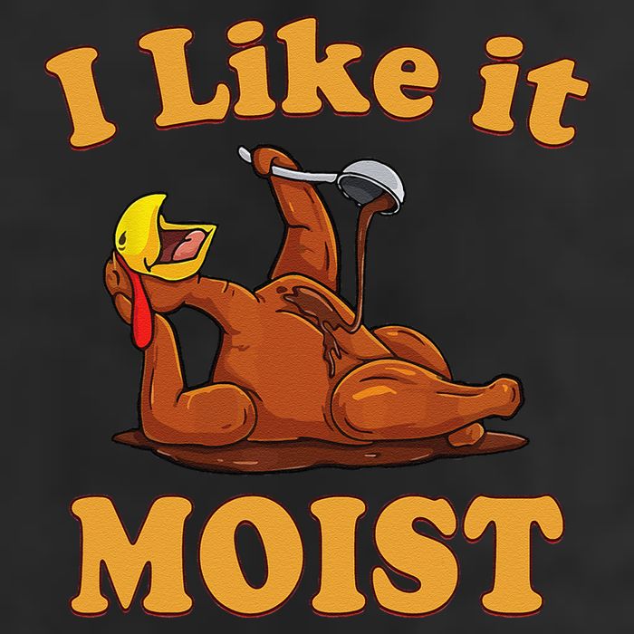 I LIKE IT MOIST Funny Thanksgiving Foods Family Group Set 25L Jumbo Tote
