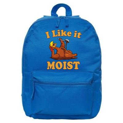 I LIKE IT MOIST Funny Thanksgiving Foods Family Group Set 16 in Basic Backpack