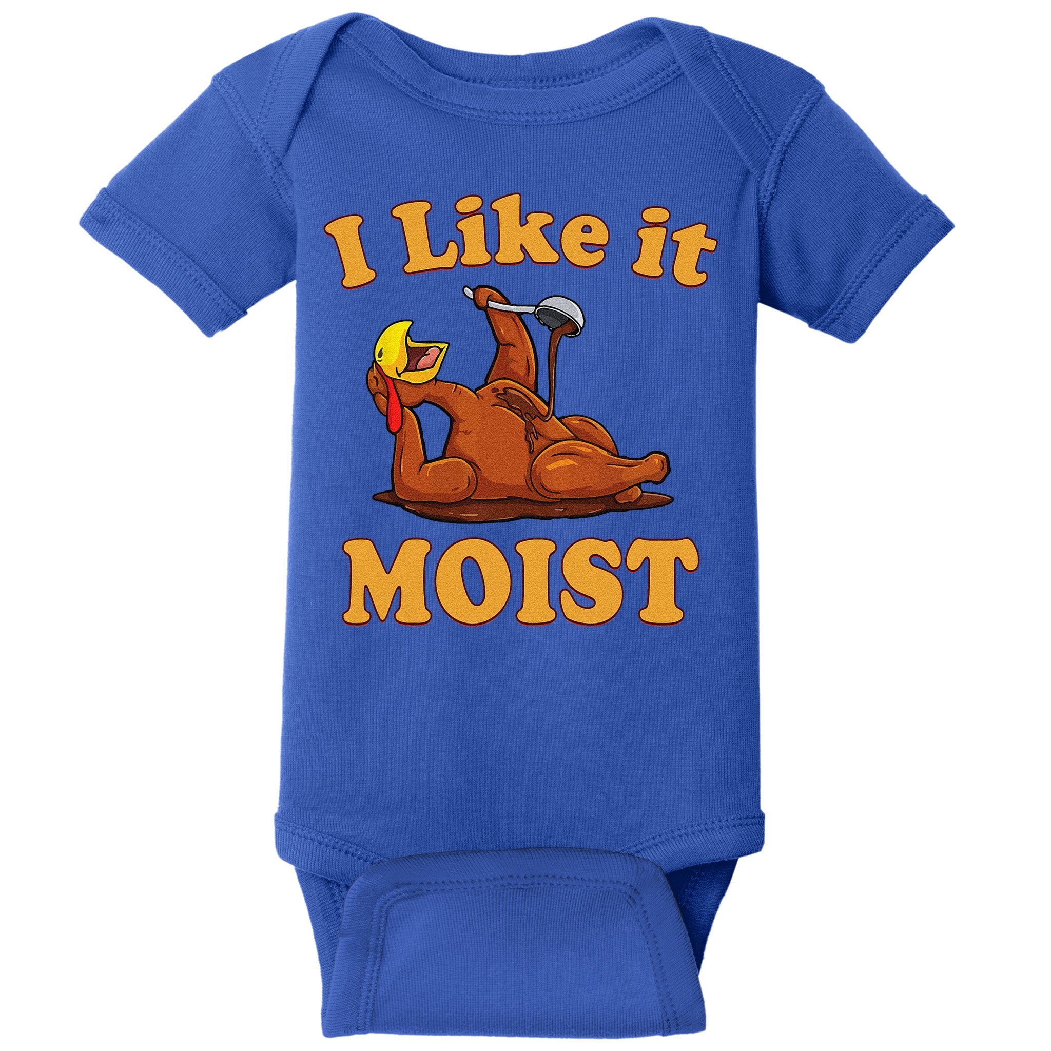 I LIKE IT MOIST Funny Thanksgiving Foods Family Group Set Baby Bodysuit