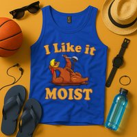 I LIKE IT MOIST Funny Thanksgiving Foods Family Group Set Tank Top
