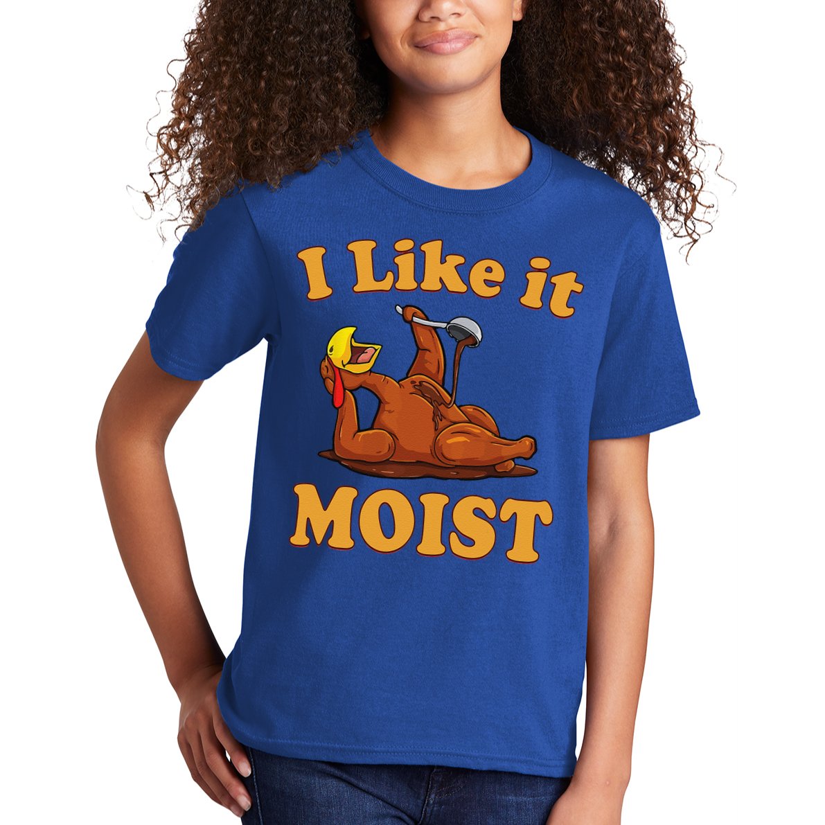 I LIKE IT MOIST Funny Thanksgiving Foods Family Group Set Kids T-Shirt