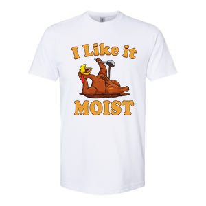 I LIKE IT MOIST Funny Thanksgiving Foods Family Group Set Softstyle CVC T-Shirt