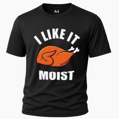 I Like It Moist Funny Thanksgiving Performance Shirt