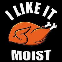 I Like It Moist Funny Thanksgiving 7-Panel Snapback Hat