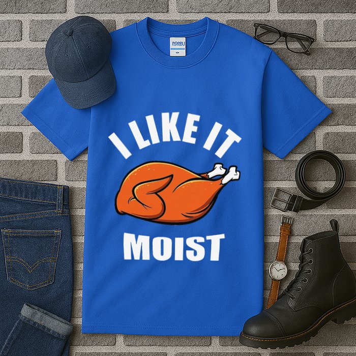 I Like It Moist Funny Thanksgiving Tall T-Shirt