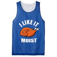 I Like It Moist Funny Thanksgiving Mesh Reversible Basketball Jersey Tank