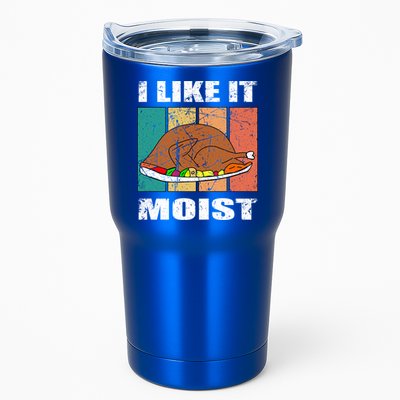 I Like It Moist Throwback Thanksgiving Dinner Family Gift Tumbler