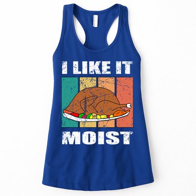 I Like It Moist Throwback Thanksgiving Dinner Family Gift Womens Tank Top