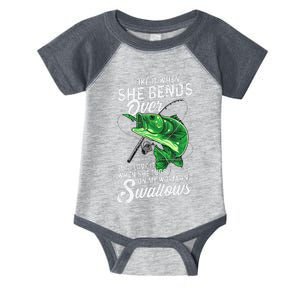 I Like It When She Bends Over Fishing Gifts For Infant Baby Jersey Bodysuit