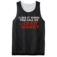 I Like It When You Call Me Crawdaddy Crawfish Crawdad Mesh Reversible Basketball Jersey Tank