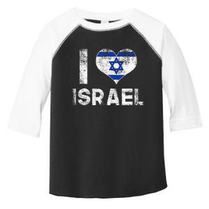 I Love Israel in Hebrew ProIsrael Israeli Toddler Fine Jersey T-Shirt