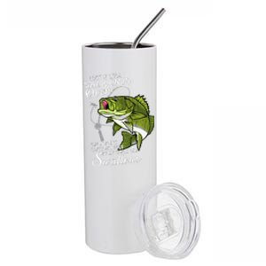 I Like It When She Bends Over Funny Fishing Father's Day Stainless Steel Tumbler