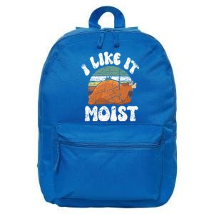 I Like It Moist Funny Thanksgiving Costume Turkey Leg Day Cute Gift 16 in Basic Backpack