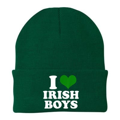 I Love Irish Boy St. Paddy Funny St. Patricks Day Knit Cap Winter Beanie