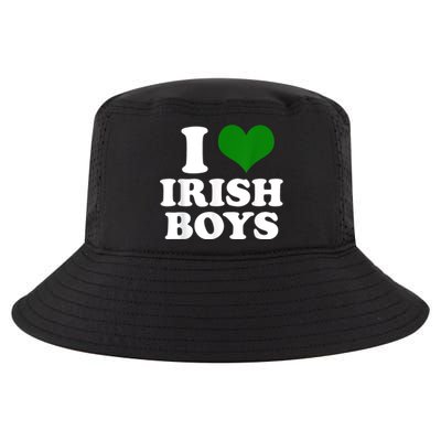 I Love Irish Boy St. Paddy Funny St. Patricks Day Cool Comfort Performance Bucket Hat