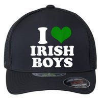 I Love Irish Boy St. Paddy Funny St. Patricks Day Flexfit Unipanel Trucker Cap