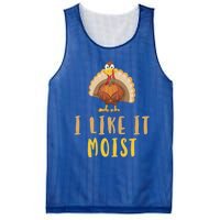 I Like It Moist Turkey Thanksgiving Funny Gift Mesh Reversible Basketball Jersey Tank