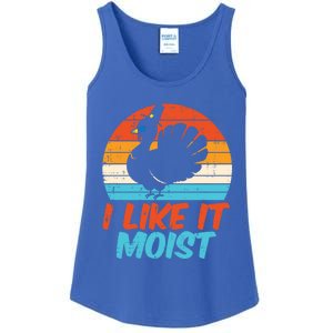 I Like It Moist Turkey Funny Thanksgiving Adult Gift Ladies Essential Tank