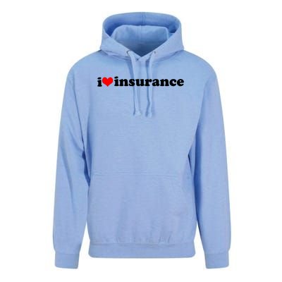 I Love Insurance Unisex Surf Hoodie