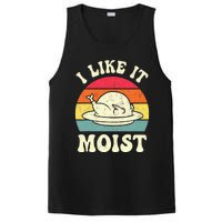 I Like It Moist Funny Thanksgiving Turkey Leg Day PosiCharge Competitor Tank