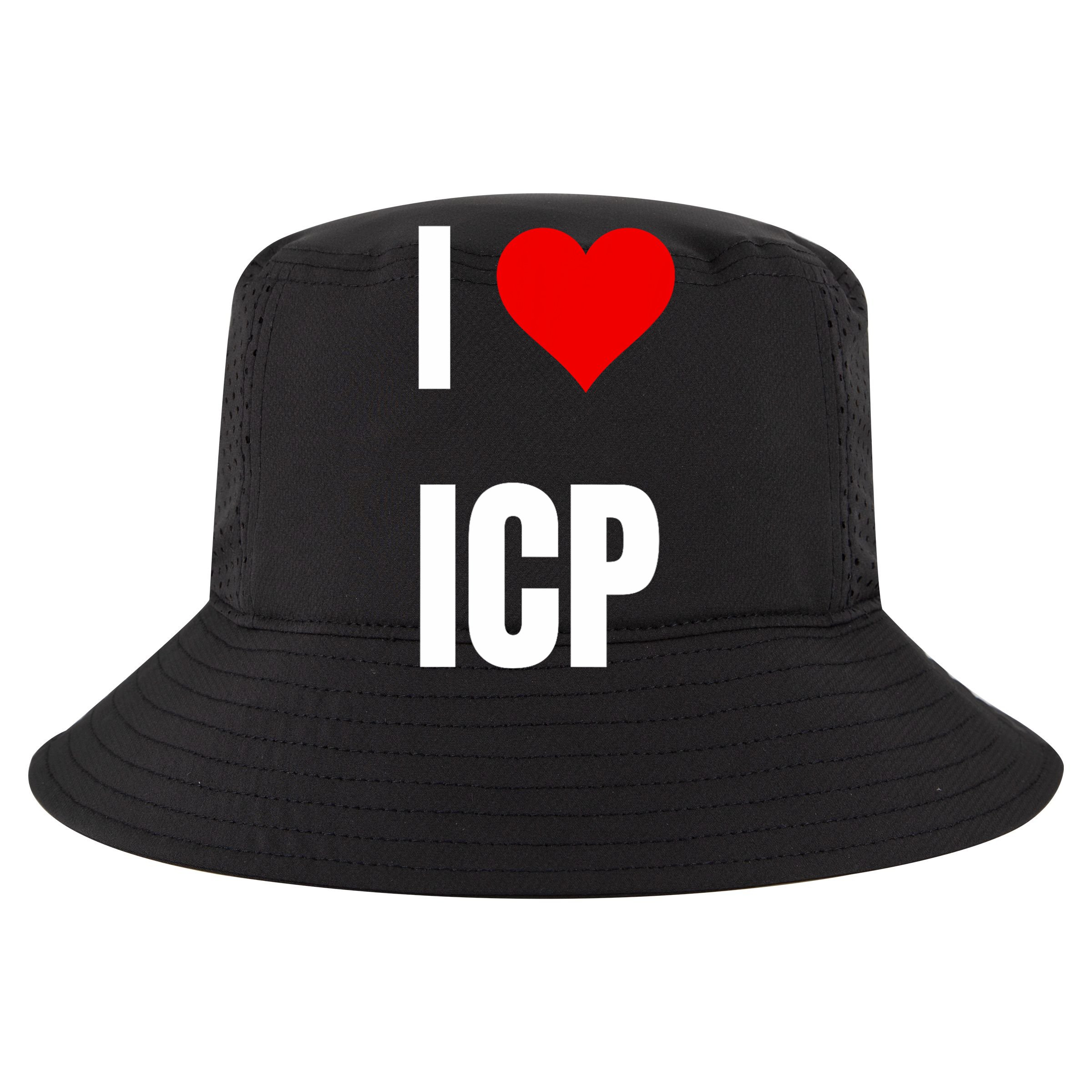 I Love Icp . Crypto Saying For The Blockchain And Token Nerd USA-Made Doggie Bandana