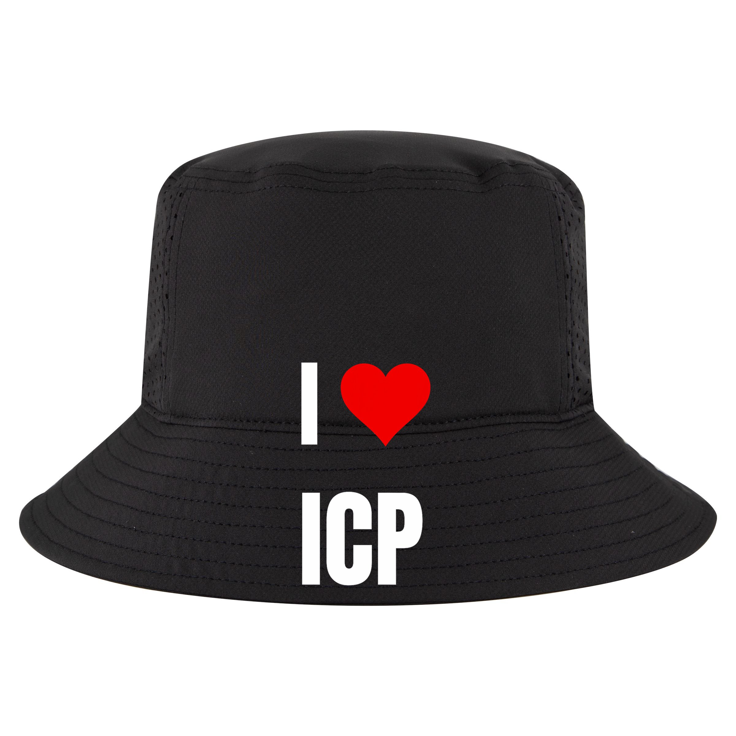 I Love Icp . Crypto Saying For The Blockchain And Token Nerd USA-Made Doggie Bandana