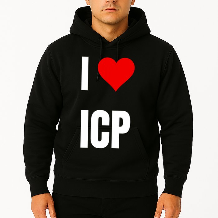 I Love Icp . Crypto Saying For The Blockchain And Token Nerd Hoodie