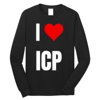 I Love Icp . Crypto Saying For The Blockchain And Token Nerd Long Sleeve Shirt