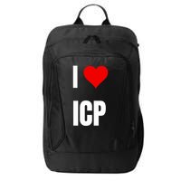 I Love Icp . Crypto Saying For The Blockchain And Token Nerd City Backpack