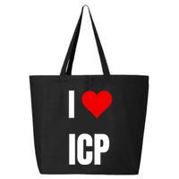 I Love Icp . Crypto Saying For The Blockchain And Token Nerd 25L Jumbo Tote