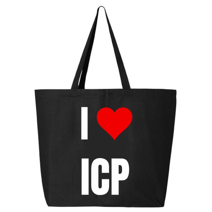 I Love Icp . Crypto Saying For The Blockchain And Token Nerd 25L Jumbo Tote