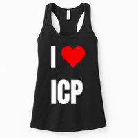 I Love Icp . Crypto Saying For The Blockchain And Token Nerd Womens Tank Top