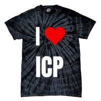 I Love Icp . Crypto Saying For The Blockchain And Token Nerd Tie-Dye T-Shirt
