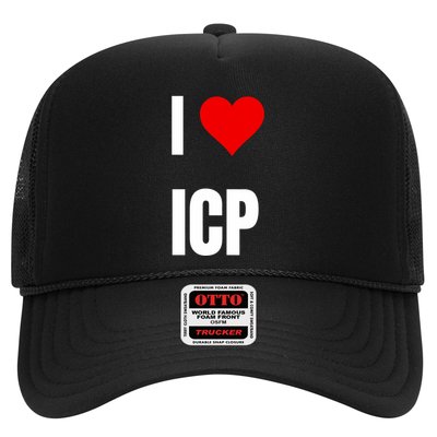 I Love Icp . Crypto Saying For The Blockchain And Token Nerd Hat