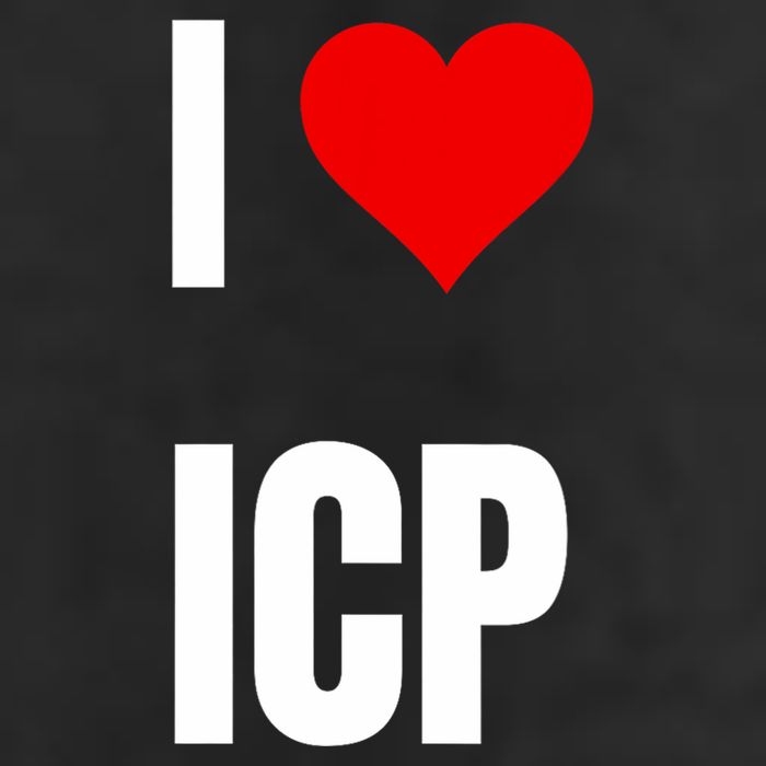 I Love Icp . Crypto Saying For The Blockchain And Token Nerd Hat
