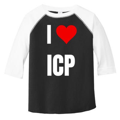 I Love Icp . Crypto Saying For The Blockchain And Token Nerd Toddler Fine Jersey T-Shirt